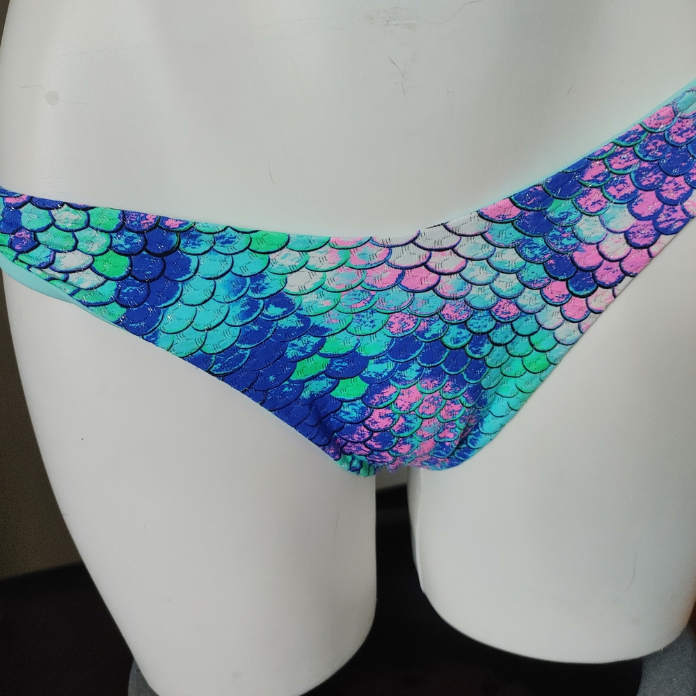 Luli Fama Blue and Green Mermaid Bikini Bottom L (M) Casa De La Sirenas